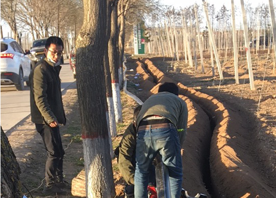 果木灌溉用pe給水管加壓力補償滴頭滴灌